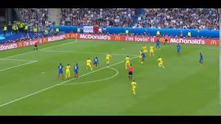 Payet Crazy Weak Foot Goal vs Romania 21  61016 EURO 2016  France vs Romania Highlights HD [upl. by Eednyl780]