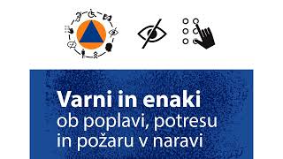 Zgibanka Varni in enaki ob poplavi potresu in požaru v naravi v lahkem branju v zvočni obliki [upl. by Higginson]