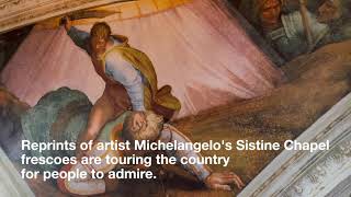 Sistine Chapel art exhibit opens in Phoenix  Cronkite News [upl. by Pinsky]