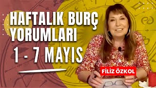 FİLİZ ÖZKOL İLE HAFTALIK BURÇ YORUMLARI  1  7 MAYIS [upl. by Jodoin798]