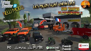 NEW MODS FS22 100 000L AUTOLOAD amp BENNES FR  MODS DE RETOUR SUR CONSOLE FARMING SIMULATOR 22 [upl. by Chaille116]