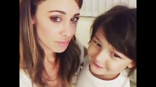 Belen Rodriguez e gli auguri del figlio Santiago a tutte le mamme [upl. by Airehc936]