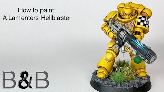 How to paint Lamenters Hellblasters [upl. by Gwenni]