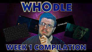 WHODLE WEDNESDAYS  Doctor Who Worlde  Week 1 Compilation [upl. by Litch33]