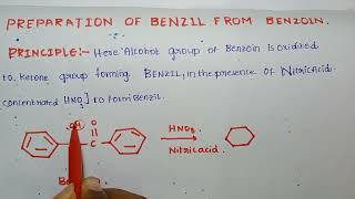 preparation of BENZIL from benzoin  👍 [upl. by Orest]