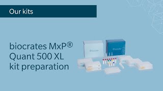 biocrates MxP Quant 500 XL kit preparation [upl. by Ennayehc]