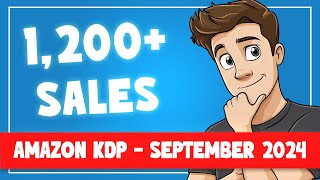 Amazon KDP Income Report September 2024 [upl. by Glynias]