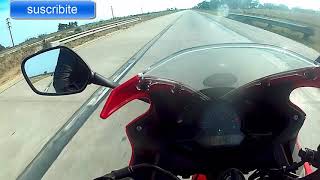 HONDA CBR 300R TOP SPEED VELOCIDAD FINAL24000KM [upl. by Juieta942]