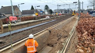 Werkzaamheden op station Twello [upl. by Sherrie380]