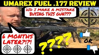 6 MONTHS LATER 102016 UMAREX FUEL 177 GAS SPRING PISTON PELLET GUN AIR RIFLE AIRGUN TEST TESTING [upl. by Airrotal247]