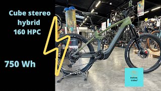 ⚡️Présentation du CUBE Stereo Hybrid 160 HPC Un VTT électrique au top ⚡️ [upl. by Rock]