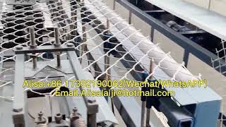 PVCGalvanized Wire Chain Link Fence Diamond Mesh Weaving MeshTemporary MeshSports Stadium Mesh [upl. by Ahtivak]