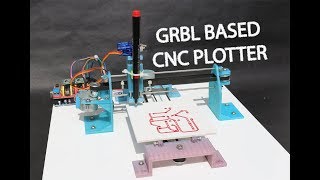 How to make GRBLarduino based CNC plotter PCB ink plotter [upl. by Dupuy]