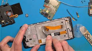 Motorola g60 screen replacement and disassembly original display [upl. by Akiras]