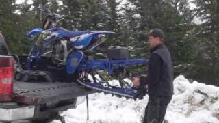 Timbersled Snowbike kit MountainHorse [upl. by Ilujna]