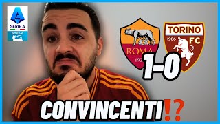 CHE STRAZIO😩La ROMA VINCE…ma CONVINCE ⁉️KONÈ e DYBALA di un’ALTRA CATEGORIARomaTorino 10 [upl. by Iznekcam]