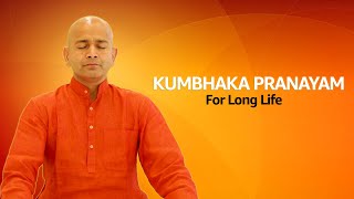 Kumbhaka Pranayama Full Breath Retention Pranayama for long life  Pranayama  Dr Varunveer [upl. by Torhert]