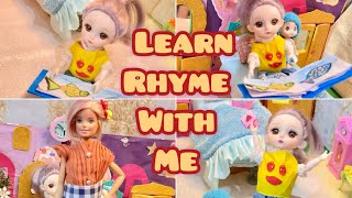 Tinkle’s Rhyme Preparation  Mini Vlog  Kids Learning  Tinkle House [upl. by Trevlac465]