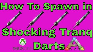 Ark Survival Evolved How to spawn in Shocking Tranquilizer Darts in ark gfi command [upl. by Marybella]