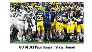 Michigan 24Michigan State 17 Paul Bunyan Stays Home [upl. by Cora]