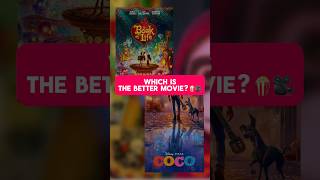 Which Movie Is Better disney pixar coco vs thebookoflife movie ranking memes shorts fyp [upl. by Gurtner]