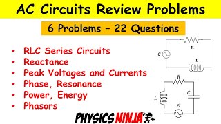 AC Circuits Review Problems [upl. by Enelyar]