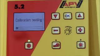 APV Controller 52 seed rate calibration test for Pneumatic Seeders PS [upl. by Banks]