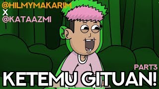 KETEMU GITUAN ft KATA AZMI  kartun horor komedi [upl. by Nidroj]