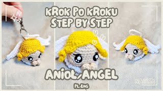 Anioł cz1  GŁOWA  Tutorial krok po kroku PL ENG [upl. by Ahsiekan]