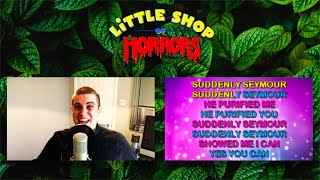 Suddenly Seymour SING WITH ME Little Shop Of Horrors You sing Audrey [upl. by Ecidnacal]