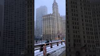 Chicagothe dream city drive after the rainstormWacker Dr Chicago IL [upl. by Ahsinyd670]