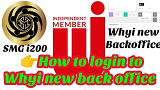 How to login to Whyi new back office from Soul Max i200 back office [upl. by Bilak]