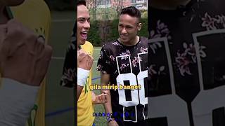 LORD NEYMAR KETEMU PATUNGNYA dubbingbola neymar shorts [upl. by Rutter]