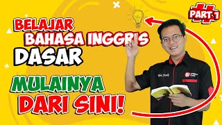 BELAJAR BAHASA INGGRIS DASAR  PART OF SPEECH PART 1 [upl. by Basilius]