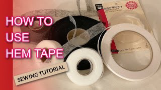 Hem Tape How To Use FAQs And Tips [upl. by Elleiram334]