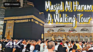 Masjid Al Haram Makkah Mecca  Sky Lab 4K  A Walking Tour 2023 [upl. by Alisan]