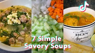 7 Simple Savory Soup Recipes from TikTok That Will Keep You Warm  TikTok Compilation  Allrecipes [upl. by Samid]