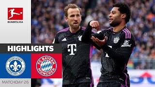 Musiala amp Kane Initiate Big Win  Darmstadt  FC Bayern 25  Highlights  Matchday 26 – 202324 [upl. by Nirmak151]