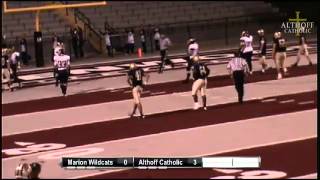 Marion QB Matt Lewis 20 yard TD pass [upl. by Esineg677]