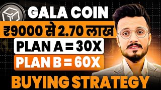 Gala Coin ₹9000 से 270 लाख  Gala Coin Price prediction Bullrun  Gala Coin buying Strategy [upl. by Eldwun336]