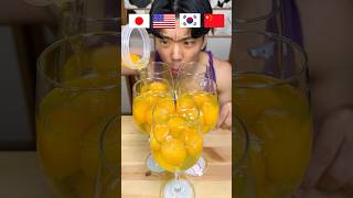 Raw egg purplegorilla mukbang [upl. by Shulock]