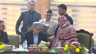 CM presides over review meeting in Ganderbal meets delegations [upl. by Busby]