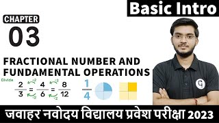 Fraction  Chapter 3  Part 1 Basic Intro  Navodaya Arihant Book Solution 2023 [upl. by Eniak360]