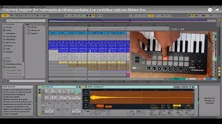 Comment assigner des roulements de hihatscymbales ABLETON à un contrôleur midi [upl. by Yttak440]