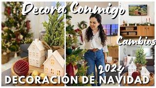 🌲 Decoración de Navidad 2024 ♥️ Estrenando Arbol y mueble de TV  Ideas para decorar la Sala y Pino [upl. by Alyled]