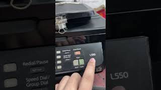 EPSON L550 HOW TO RESET [upl. by Porcia]