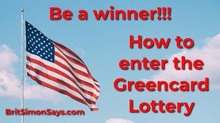 DV Lottery  How to enter and WIN the Greencard lottery Completing your entry form [upl. by Ahsiekel]