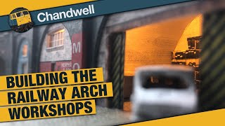 Building the Chandwell Railway Arches from card Scalescenes kitbash  N Gauge viaduct [upl. by Jerrilyn470]