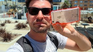 ABBIAMO TROVATO UN IPHONE 6S SULLA SPIAGGIA  Vlog dalla California 2 [upl. by Abelard917]