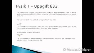 Fysik 1  Uppgift 632wmv [upl. by Eninahpets]